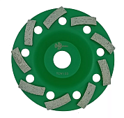 Алмазная сегментная чашка Trio Diamond New Formula Segment-Turbo 125 TCW133