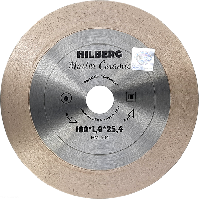 Алмазный диск Hilberg Master Ceramic Ø180 мм HM504