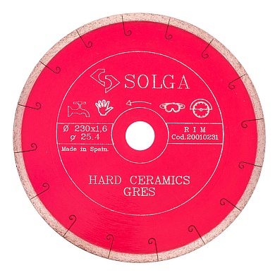 Алмазный диск Solga Diamant HARD CERAMICS Ø230 мм 20010231
