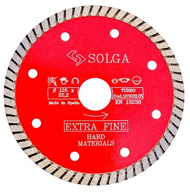 Алмазный диск Solga Diamant HARD MATERIALS Ø125 мм 10303125