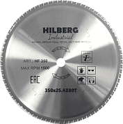 Алмазный диск Hilberg Industrial Металл Ø350 мм