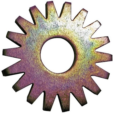 Звездочка стальная плоскозубая GROST Ø16