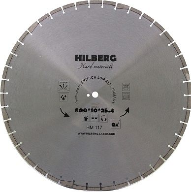 Алмазный диск Hilberg Hard Materials Laser Ø900 мм HM118